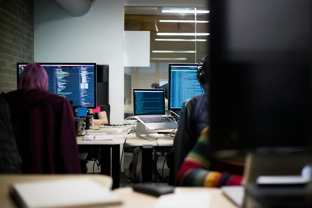 software developers at work